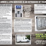 Armored Car & ATM Company Brochure - Inside (three panels, two folds)