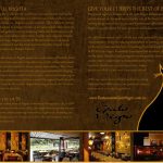 Historic Restaurant in Bogota, Columbia - Two-panel, one-fold brochure, inside panels