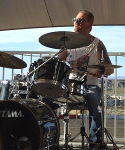 David Frederick on drums